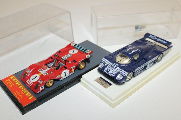 F.D.S. & Kouros 1:43 - Modelauto (2) - F.D.S. Ferrari 312 P, Hobby en Vrije tijd, Modelauto's | 1:5 tot 1:12
