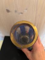 Vaas - Vase - Kristal - Böhmen, Vase Gold, Antiek en Kunst, Antiek | Glas en Kristal