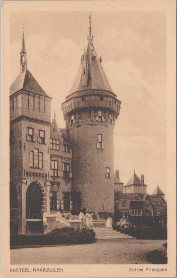 HAARZUILEN - Kasteel Haarzuilen Entreé Principale, Verzamelen, Ansichtkaarten | Nederland, Verzenden