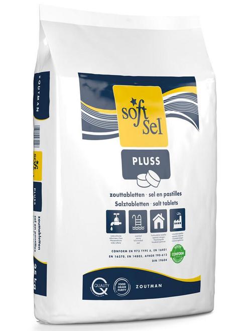 Soft-Sel Pluss tabletten zak 25kg, Huis en Inrichting, Schoonmaakartikelen, Ophalen of Verzenden