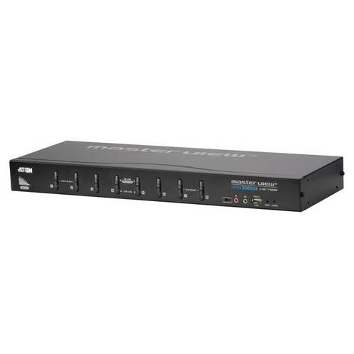 ATEN CS1768 KVM Switch DVI, USB, Audio, 8 Ports, Computers en Software, Pc- en Netwerkkabels, Nieuw, Ophalen of Verzenden