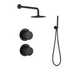 Sani Royal Inbouw Regendouche Doucheset Mat Zwart Messing, Doe-het-zelf en Verbouw, Sanitair, Nieuw