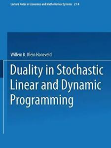 Duality in Stochastic Linear and Dynamic Programming.by, Boeken, Overige Boeken, Zo goed als nieuw, Verzenden