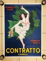 Leonetto Cappiello - Vermouth Victor - Contratto Canelli, Antiek en Kunst, Kunst | Tekeningen en Foto's