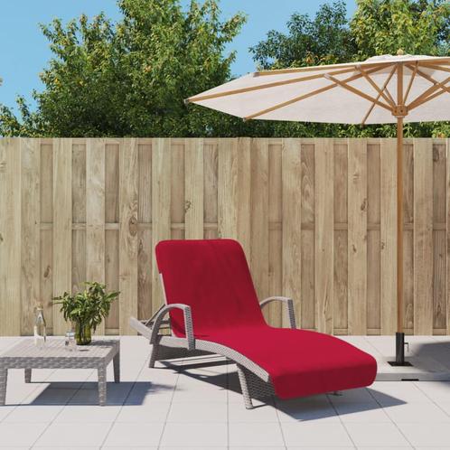 vidaXL Strandhanddoeken 2 st 400 g/m² 75x200 cm stof, Huis en Inrichting, Badkamer | Badtextiel en Accessoires, Rood, Nieuw, Verzenden