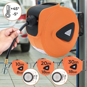 Luchtslang haspel 1/4 luchtslanghaspel automatisch 10 20 30m beschikbaar voor biedingen