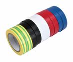 PVC Tape Gekleurd - 10dlg - Isolatie Tape PVC - 12mm X 10met, Doe-het-zelf en Verbouw, Ophalen of Verzenden, Nieuw