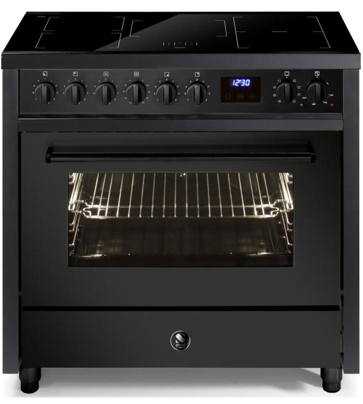 Steel Enfasi Pulse 90 EP9F-5FIW NF Black inductie fornuis, Witgoed en Apparatuur, Fornuizen, Nieuw, Ophalen of Verzenden