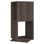 Draaikast Grijs/Eiken - Retourdeal - 34,5x34,5x75,5cm - 41%!, Huis en Inrichting, Kasten | Overige, Ophalen of Verzenden, Nieuw
