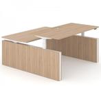 Elektrisch verstelbaar duo bureau met wangen | Motion 140x80, Verzenden, Nieuw in verpakking, Bureau