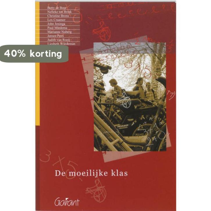 De moeilijke klas / Cahiers Speciale Onderwijszorg / 4, Boeken, Studieboeken en Cursussen, Zo goed als nieuw, Verzenden