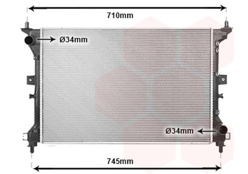 RADIATOR VOOR SUZUKI SX4 S-CROSS 2013-2016 1770060R00, Auto-onderdelen, Airco en Verwarming, Nieuw, Ophalen of Verzenden
