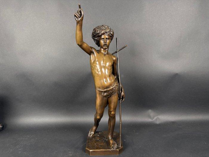 Ferdinand Barbedienne - Dubois - sculptuur, Young Saint John, Antiek en Kunst, Kunst | Niet-Westerse kunst