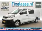 Peugeot Expert 231L 2.0 BlueHDI L3H1 Marge DC 5Pers €366pm, Auto's, Nieuw, Zilver of Grijs, Lease, Peugeot
