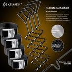 KESSER® 4x grondanker - Inc. Spanbanden - 40cm - RVS - Zwart, Verzenden, Nieuw