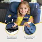 Autostoel - Isofix Autostoeltje - 15 maanden-12 jaar - Blauw, Verzenden, Zo goed als nieuw