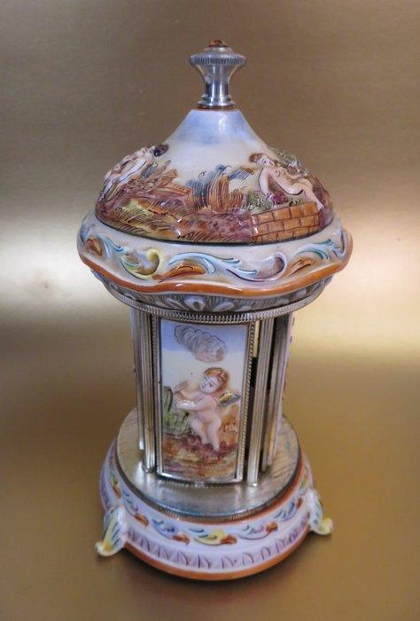 Mapsa, (Swiss Music Box) speeldoos met puttees - Zonder, Verzamelen, Rookartikelen, Aanstekers en Luciferdoosjes
