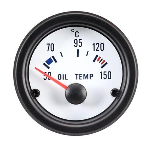 Performance Instrument Wit Olietemperatuur 50-150C 52mm, Auto diversen, Auto-accessoires, Nieuw, Ophalen of Verzenden