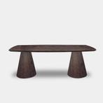 Tafel Deens Ovaal Eikenhout - Set Kegelpoot - Dear Brown, Nieuw