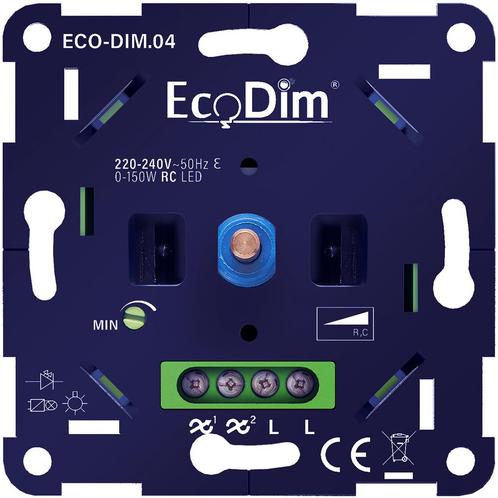 EcoDim - LED Dimmer - ECO-DIM.04 - Fase Afsnijding RC -, Doe-het-zelf en Verbouw, Elektra en Kabels, Nieuw, Ophalen of Verzenden