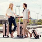 Kofferset Mila 4-delig met bagageweger en bagagelabels - ros, Nieuw, Verzenden