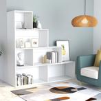 vidaXL Boekenkast/kamerscherm 155x24x160 cm bewerkt hout wit, Huis en Inrichting, Kasten | Boekenkasten, Verzenden, 150 tot 200 cm