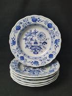 Meissen - Cipolla blu - 6 Piatti fondi con D. 23cm - 1. Wahl