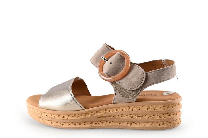 Gabor Sandalen in maat 41 Beige | 10% korting, Kleding | Dames, Schoenen, Beige, Zo goed als nieuw, Sandalen of Muiltjes, Verzenden