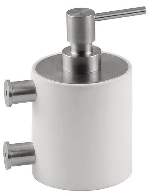 Zeepdispenser PIET BOON PB503 mat rvs/wit Corian, Huis en Inrichting, Badkamer | Badtextiel en Accessoires, Verzenden