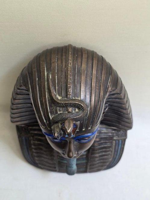 Buste, Tutanchamon - 21 cm - Gips, Antiek en Kunst, Curiosa en Brocante
