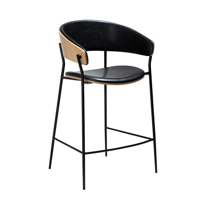 *WOONWINKEL* Dan-Form Crib Barkruk Gebogen Eiken Naturel, Huis en Inrichting, Barkrukken, Nieuw, Verzenden