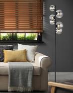 2dekans | Globo Riha Vloerlamp - Zwart Metaal met Rookglas -, Ophalen of Verzenden, Zo goed als nieuw