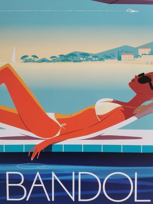 Monsieur Z - BANDOL - Plage Rènecros - 2018 - Jaren 2010, Antiek en Kunst, Kunst | Designobjecten