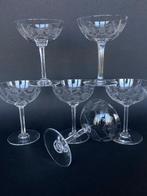 Baccarat - Champagneglas - Prachtige en zeldzame set van 6, Antiek en Kunst, Antiek | Glas en Kristal