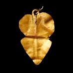 West-Aziatisch Goud Hamersvormige bladvormige hanger (Zonder