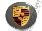 4460604 Porsche Wieldop grote crest grijs met gekleurde, Auto-onderdelen, Banden en Velgen, Nieuw, Verzenden