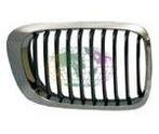 BMW 3 SERIE E46, 1998-2001 - GRILLE, chrome, zwart, Coupe..., Auto-onderdelen, Verzenden, Nieuw, BMW