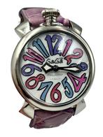 GaGà Milano - Manuale 40 mm - Mother of pearl - Zonder, Sieraden, Tassen en Uiterlijk, Horloges | Heren, Nieuw