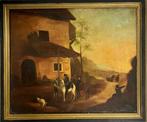 Escuela Inglesa (XVIII–XIX) - Escena campestre - NO RESERVE, Antiek en Kunst