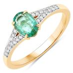 Zonder minimumprijs - Ring - 14 karaat Geel goud - 0.71ct., Nieuw