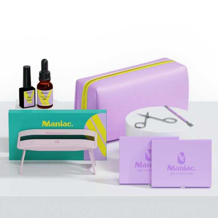 Maniac Nails Starterset Lets Be Happy, Sieraden, Tassen en Uiterlijk, Uiterlijk | Cosmetica en Make-up, Make-up, Nieuw, Ophalen of Verzenden