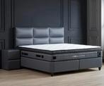 Opberg boxspring Hamilton 160x200 grijs, Verzenden, Nieuw, Overige kleuren, Modern