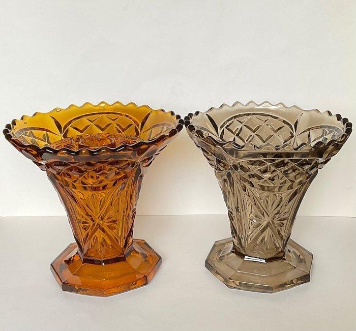 Tafelmiddenstuk - Vazen - Glas, Antiek en Kunst, Antiek | Glas en Kristal