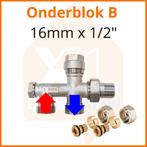 Onderblok B 16mm x 1/2 (Radiator Installatiemateriaal), Doe-het-zelf en Verbouw, Verwarming en Radiatoren, Ophalen of Verzenden