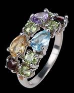 Amethist - Zilver, Rivière des Merveilles - Ring met 5