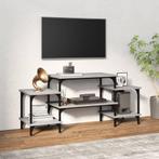 vidaXL Tv-meubel 117x35x52 cm bewerkt hout grijs sonoma, 100 tot 150 cm, Verzenden, Nieuw, Minder dan 100 cm