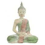 Thaise Boeddha Beeld  Mediterend Groen - 33 x 19 x 43 cm, Huis en Inrichting, Woonaccessoires | Boeddhabeelden, Nieuw, Verzenden