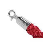 Gevlochten afzetkoord | 2,5 Meter | Rood, Verzenden, Nieuw in verpakking