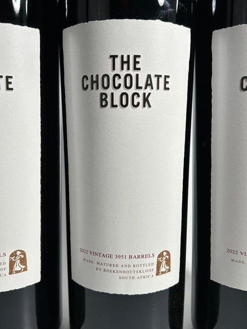 2022 Boekenhoutskloof - The Chocolateblock - Franschhoek - 3, Verzamelen, Wijnen