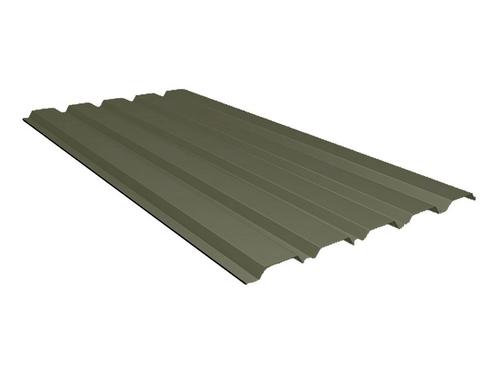 Stalen damwandplaat 35/1035 0.63mm HPS Olive Green (±RAL, Doe-het-zelf en Verbouw, Platen en Panelen, Ophalen of Verzenden